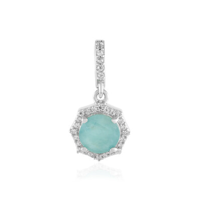 Ciondolo in argento con Grandidierite