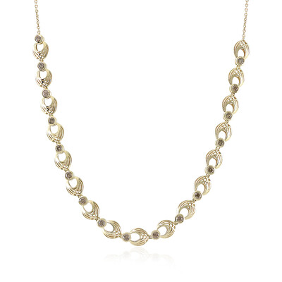Collana in oro con Diamante Champagne I2 (Ornaments by de Melo)