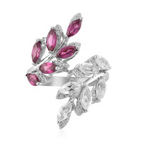 Anello in argento con Rodolite