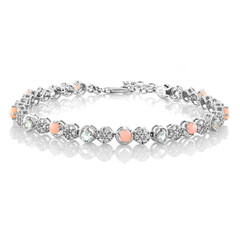 Bracciale in argento con Acquamarina
