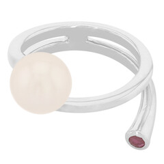 Anello in argento con Perla Akoya