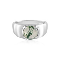 Anello in argento con Agata Muschiata
