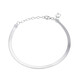 Bracciale in argento con Topazio Bianco