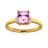 Anello in oro con Diasporo Rosa (AMAYANI)