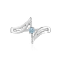 Anello in argento con Acquamarina Santa Maria
