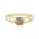 Anello in oro con Diamante Champagne I2 (de Melo)