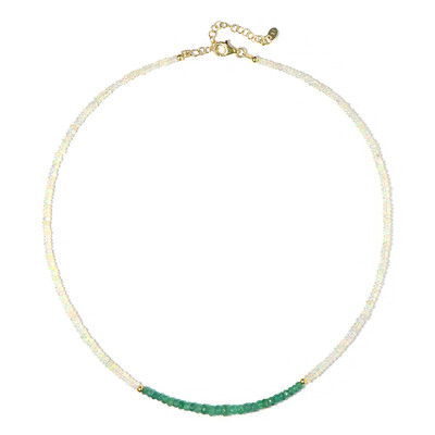 Collana in argento con Smeraldo Zambia