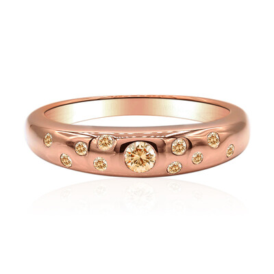 Anello in oro con Diamante Rose de France SI1 di Argyle (Annette)