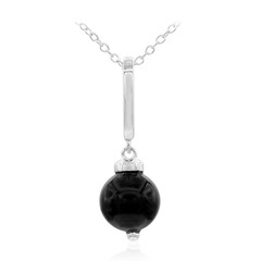 Collana in argento con Onice Nero