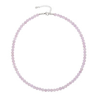 Collana in argento con Kunzite