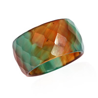 Anello con Agata Multicolor
