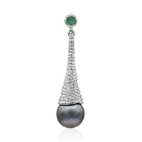 Ciondolo in argento con Perla Tahitiana (TPC)