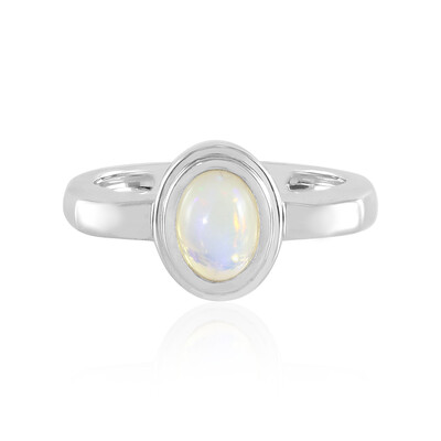 Anello in argento con Opale di Welo (MONOSONO COLLECTION)