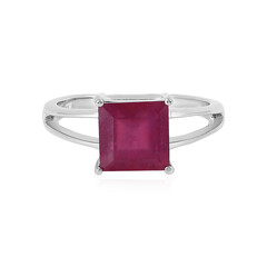 Anello in argento con Rubino del Madagascar