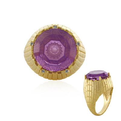 Anello in argento con Ametista