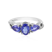 Anello in argento con Tanzanite