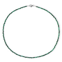 Collana in argento con Malachite