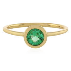 Anello in oro con Smeraldo Etiope