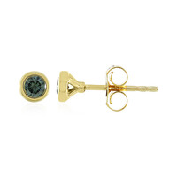 Orecchini in oro con Diamante Blu Cielo I4