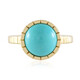 Anello in argento con Turchese Sleeping Beauty (Faszination Türkis)