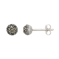 Orecchini in argento con Marcassite
