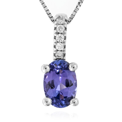 Collana in oro con Tanzanite