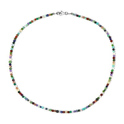 Collana in argento con Malachite