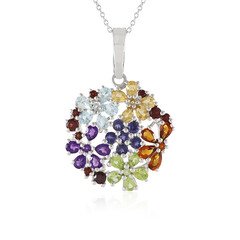 Collana in argento con Ametista Zambiana