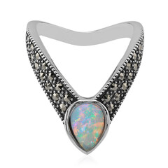 Anello in argento con Opale di Welo (Annette classic)