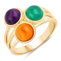 Anello in argento con Corniola