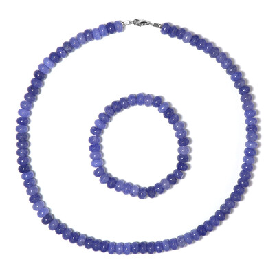 Parure in argento con Quarzo Blu Royal