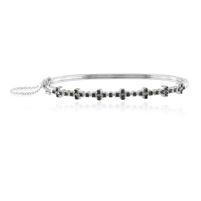 Bracciale in argento con Spinello Nero
