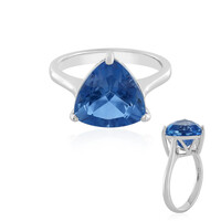 Anello in argento con Fluorite Cangiante