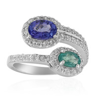 Anello in argento con Tanzanite