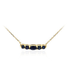 Collana in oro con Zaffiro Kanchanaburi