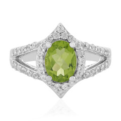 Anello in argento con Peridoto
