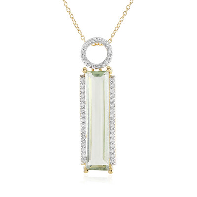 Collana in argento con Ametista Verde