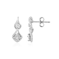 Orecchini in argento con Diamante I2 (H)