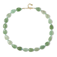 Collana in argento con Avventurina Verde