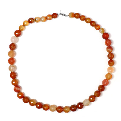 Collana in argento con Corniola