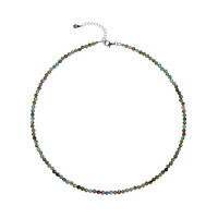 Collana in argento con Rubino Fuchsite