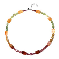 Collana in argento con Corniola