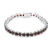 Bracciale in argento con Granato