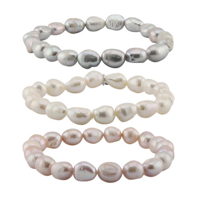 Bracciale in argento con Perla di Acqua Dolce (TPC)