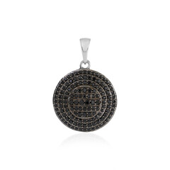 Ciondolo in argento con Spinello Nero