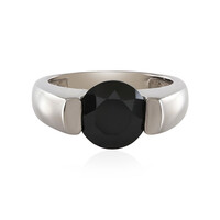 Anello in argento con Spinello Nero