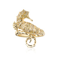 Anello in oro con Diamante Fancy SI2 (CIRARI)
