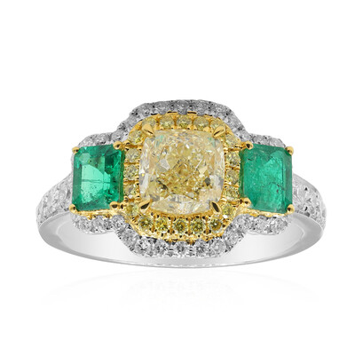 Anello in oro con Diamante Giallo SI2 (CIRARI)
