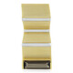 Ciondolo placcato in oro con Quarzo Fumè (MONOSONO COLLECTION)