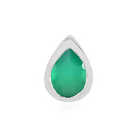 Ciondolo in argento con Onice Verde